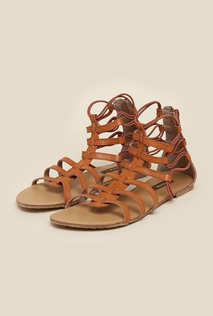 Mochi Tan Gladiator Sandals Mochi Tan Gladiator Sandals