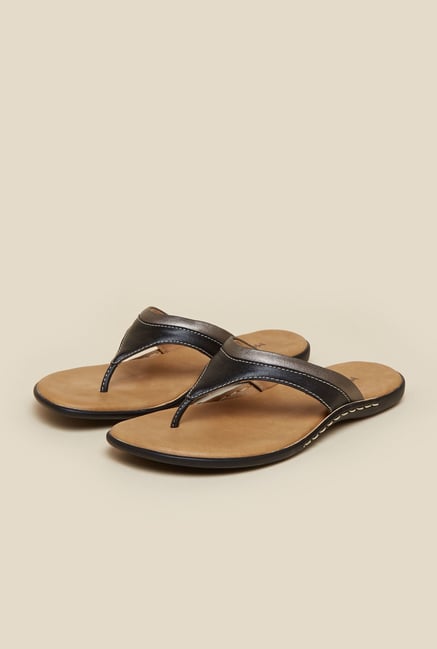Mochi Black Flat Thongs Mochi Black Flat Thongs