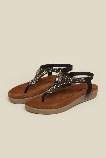 Mochi Black Back Strap Sandals Mochi Black Back Strap Sandals