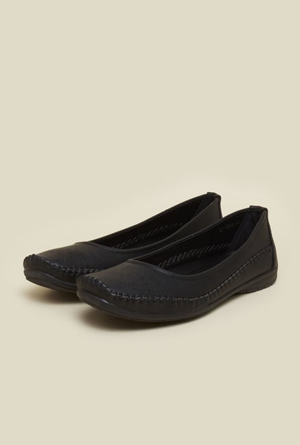 Mochi Black Ballet Flat Shoes Mochi Black Ballet Flat Shoes