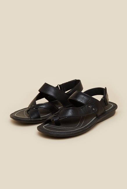 Mochi Black Leather Sandals Mochi Black Leather Sandals