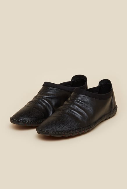 Mochi Black Leather Loafers Mochi Black Leather Loafers