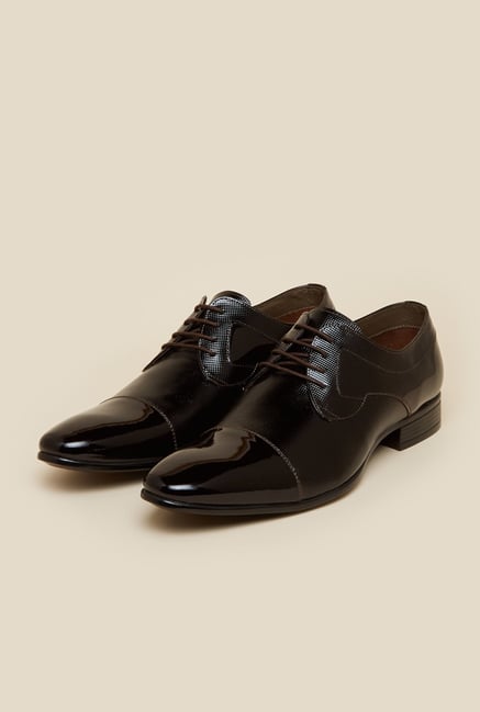 Mochi Dark Brown Formal Derby Shoes Mochi Dark Brown Formal Derby Shoes
