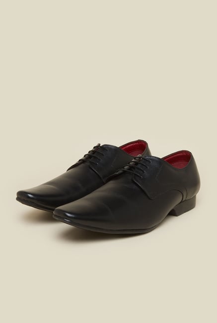 Mochi Black Leather Lace-up Shoes Mochi Black Leather Lace-up Shoes