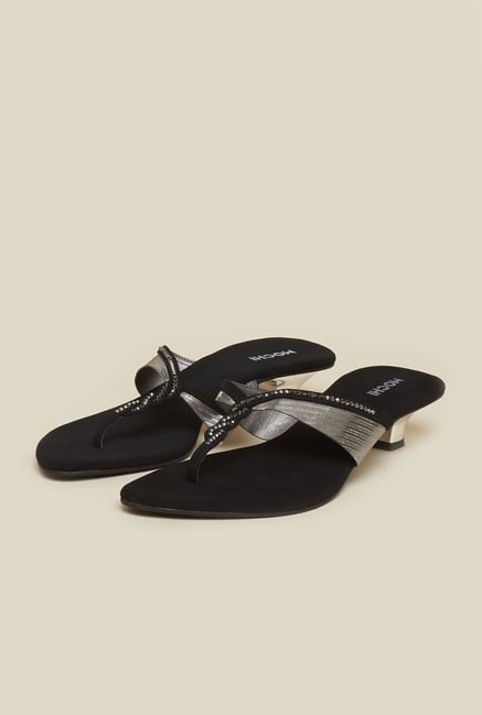 Mochi Black Block Heel Sandals Mochi Black Block Heel Sandals