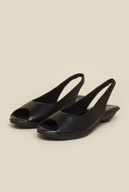Mochi Black Back Strap Sandals Mochi Black Back Strap Sandals