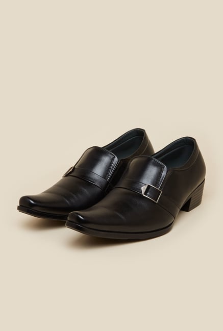 Mochi Black Leather Formal Shoes Mochi Black Leather Formal Shoes