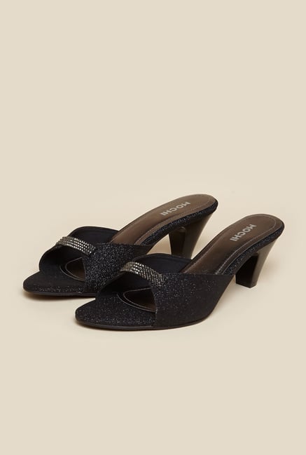 Mochi Black Ethnic Mules Mochi Black Ethnic Mules