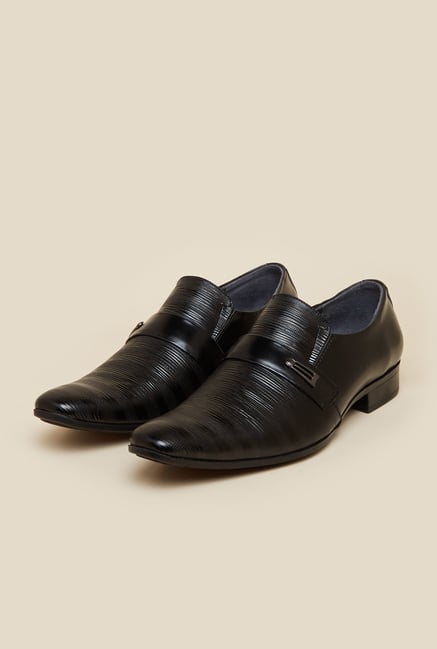 Mochi Black Leather Formal Shoes Mochi Black Leather Formal Shoes