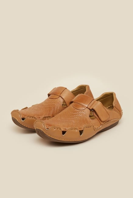 J. Fontini by Mochi Tan Fisherman Sandals J. Fontini by Mochi Tan Fisherman Sandals