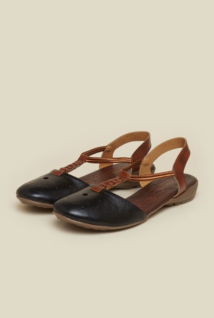 Mochi Black Back Strap Flat Sandals Mochi Black Back Strap Flat Sandals