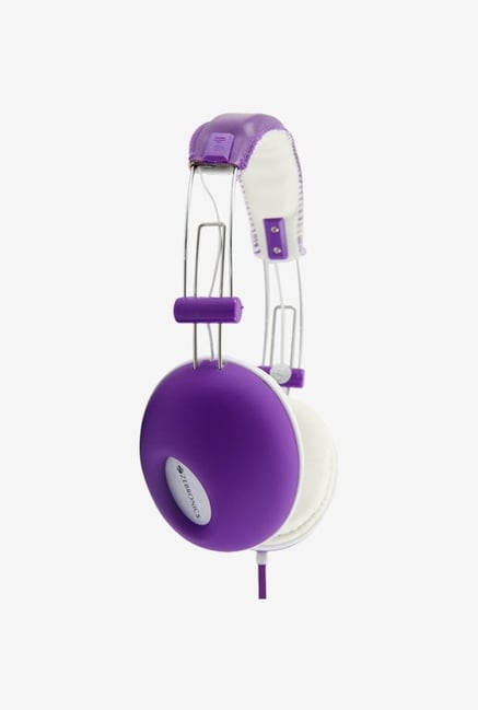 Zebronics Hiphop Over The Ear Headsets Purple Zebronics Hiphop Over The Ear Headsets Purple
