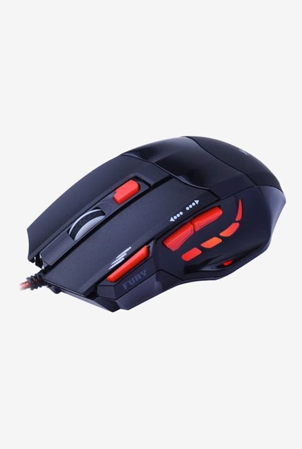 Zebronics Fury Wired Optical Mouse (Black) Zebronics Fury Wired Optical Mouse (Black)