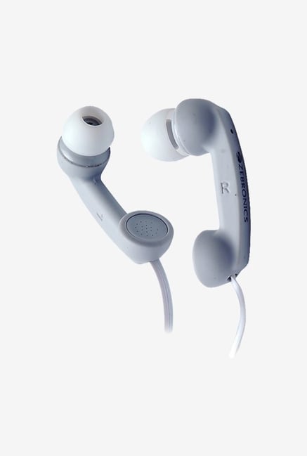 Zebronics Tunes In The Ear Headphones White Zebronics Tunes In The Ear Headphones White