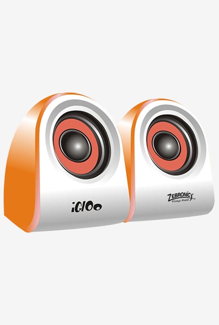 Zebronics Igloo Computer Speakers Orange Zebronics Igloo Computer Speakers Orange