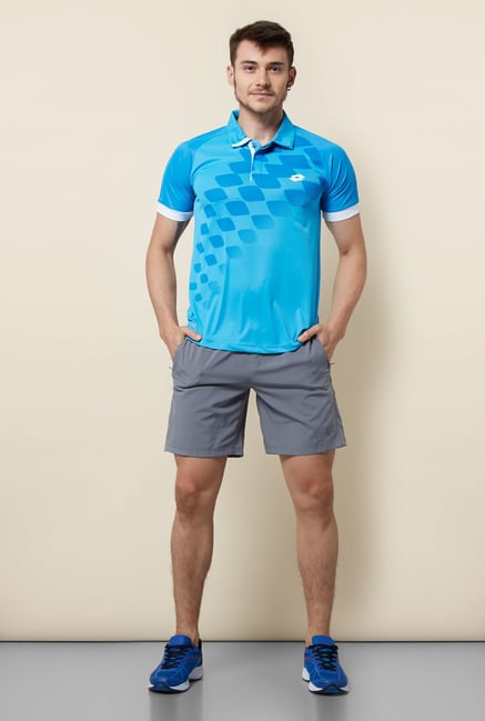 Lotto Grey Solid Shorts Lotto Grey Solid Shorts