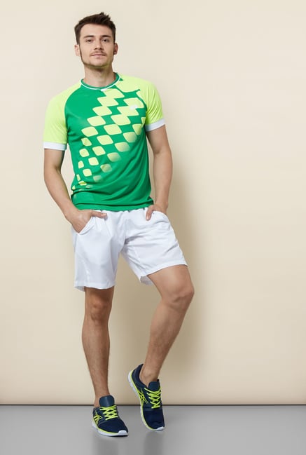 Lotto White Solid Shorts Lotto White Solid Shorts