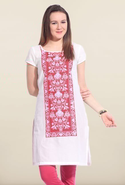 W White Cotton Kurta W White Cotton Kurta