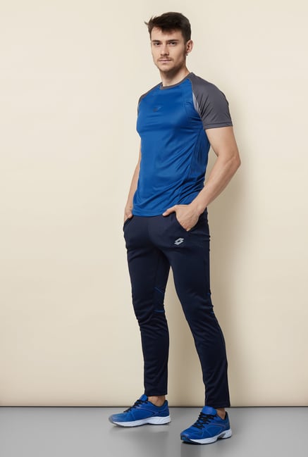 Lotto Blue Solid Sports T Shirt Lotto Blue Solid Sports T Shirt