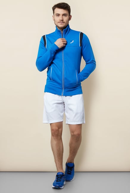 Lotto Blue Solid Sweatshirt Lotto Blue Solid Sweatshirt