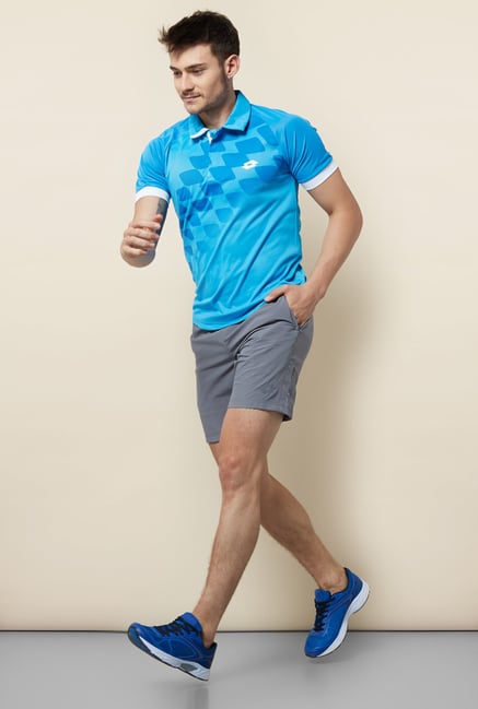Lotto Blue Solid Sports T Shirt Lotto Blue Solid Sports T Shirt