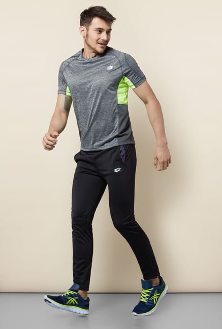 Lotto Grey Solid Sports T Shirt Lotto Grey Solid Sports T Shirt