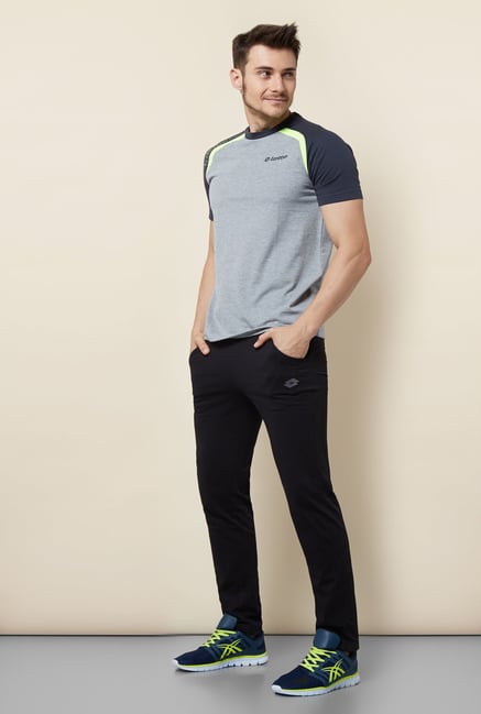 Lotto Grey Cotton Sports T Shirt Lotto Grey Cotton Sports T Shirt