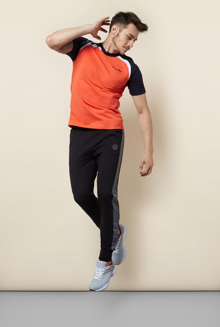 Lotto Black Solid Trackpant Lotto Black Solid Trackpant