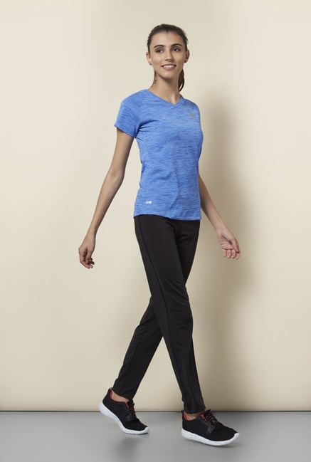 Lotto Blue Textured Sports T Shirt Lotto Blue Textured Sports T Shirt