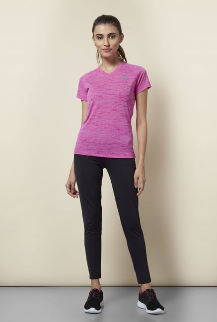 Lotto Pink Textured Sports T Shirt Lotto Pink Textured Sports T Shirt
