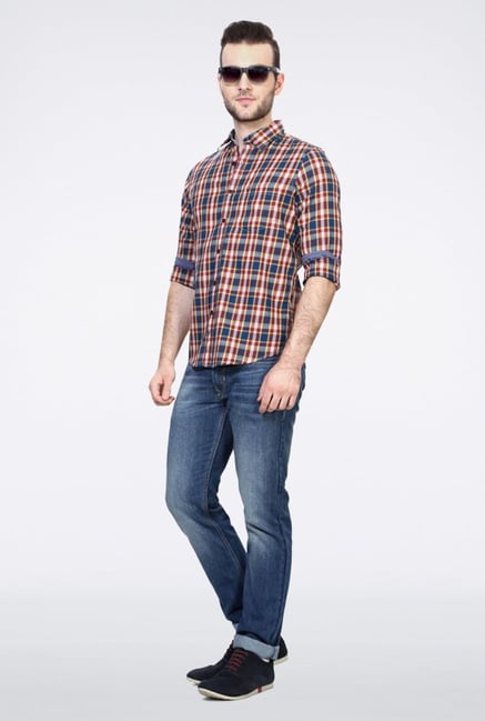 Allen Solly Multicolor Checks Casual Shirt Allen Solly Multicolor Checks Casual Shirt