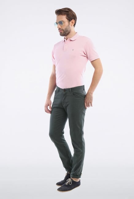 Allen Solly Olive Casual Trouser Allen Solly Olive Casual Trouser