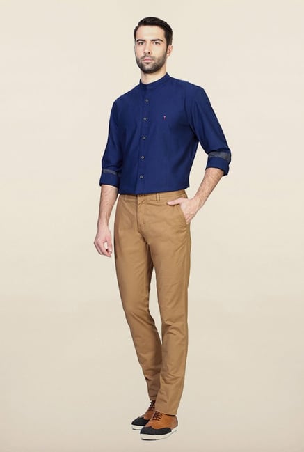 Van Heusen Khaki Slim Fit Chinos Van Heusen Khaki Slim Fit Chinos