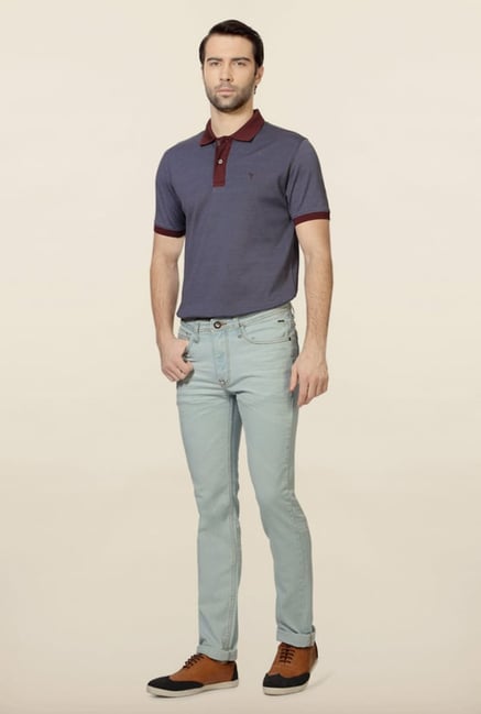 Van Heusen Sky Blue Slim Fit Jeans Van Heusen Sky Blue Slim Fit Jeans