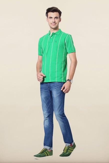 Allen Solly Green Wimbledon Polo T shirt Allen Solly Green Wimbledon Polo T shirt