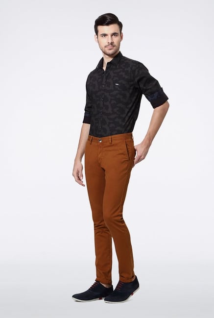 Allen Solly Brown Casual Trouser Allen Solly Brown Casual Trouser