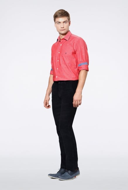 Allen Solly Navy Casual Trouser Allen Solly Navy Casual Trouser