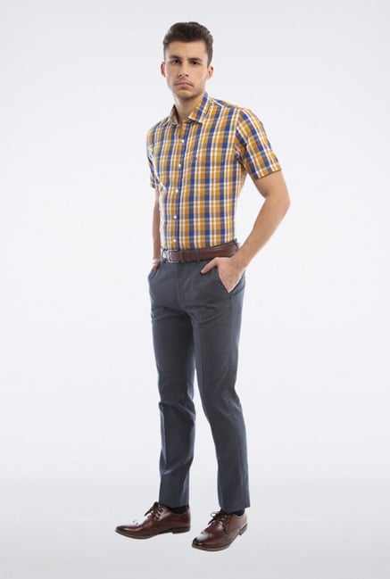 Peter England Multicolor Checks Casual Shirt Peter England Multicolor Checks Casual Shirt