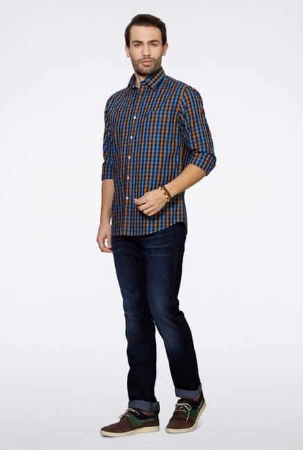 Allen Solly Multicolor Checks Casual Shirt Allen Solly Multicolor Checks Casual Shirt