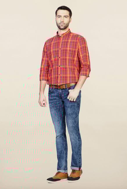 Van Heusen Multicolor Checks Cotton Shirt Van Heusen Multicolor Checks Cotton Shirt