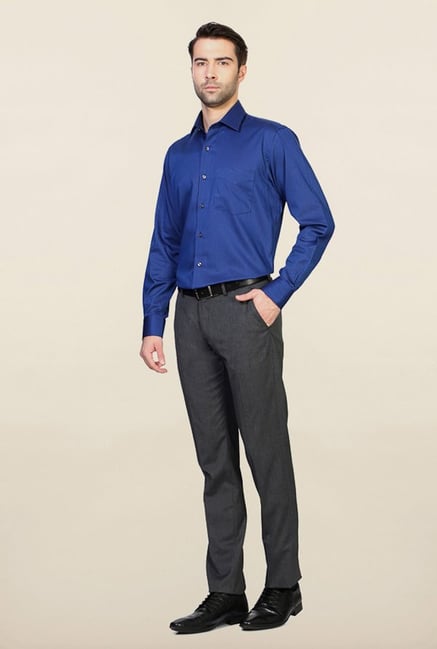 Van Heusen Blue Striped Cotton Shirt Van Heusen Blue Striped Cotton Shirt