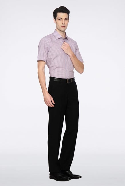 Van Heusen Purple Checks Casual Shirt Van Heusen Purple Checks Casual Shirt