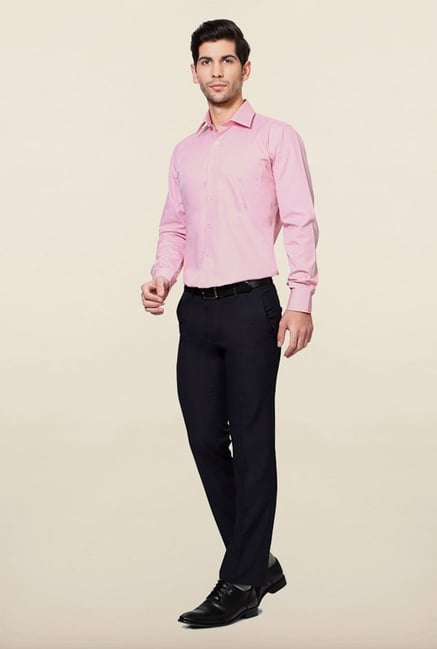 Van Heusen Pink Solid Shirt Van Heusen Pink Solid Shirt