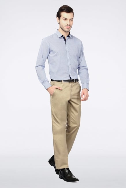 Van Heusen Blue Printed Casual Shirt Van Heusen Blue Printed Casual Shirt