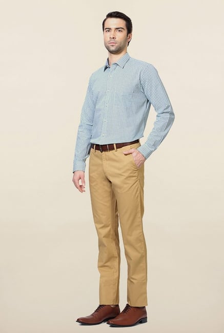 Van Heusen Green Checks Shirt Van Heusen Green Checks Shirt