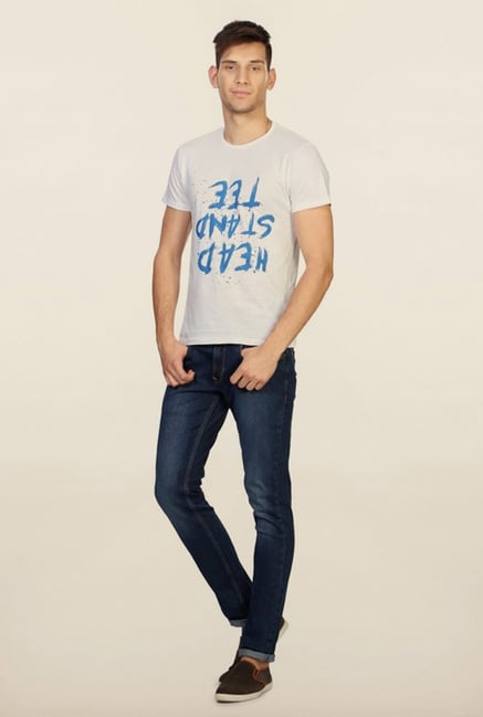 People White Printed T Shirt People White Printed T Shirt