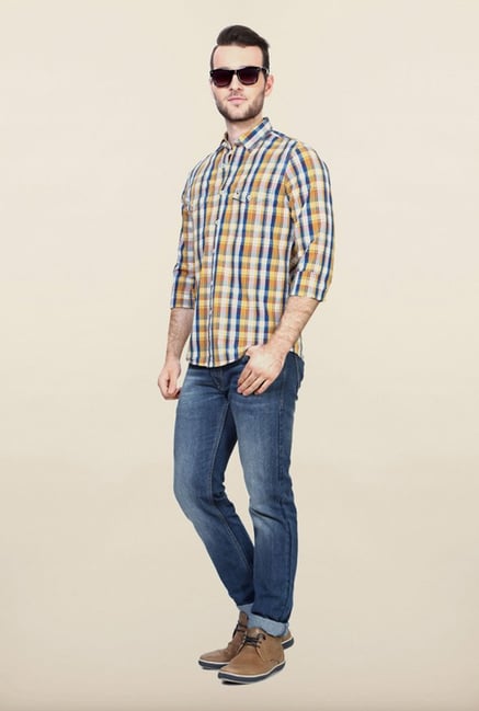 Allen Solly Multicolor Checks Casual Shirt Allen Solly Multicolor Checks Casual Shirt