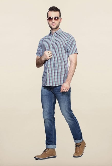 Allen Solly Multicolor Checks Casual Shirt Allen Solly Multicolor Checks Casual Shirt