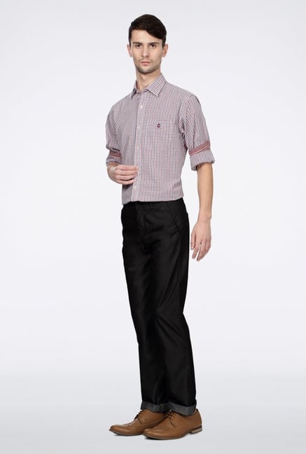 Allen Solly Black Casual Trouser Allen Solly Black Casual Trouser