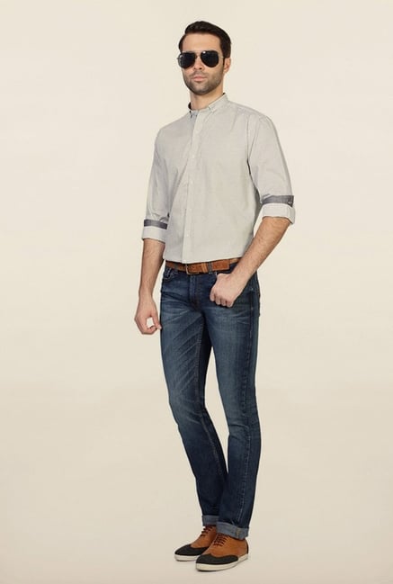 Van Heusen Grey Cotton Shirt Van Heusen Grey Cotton Shirt